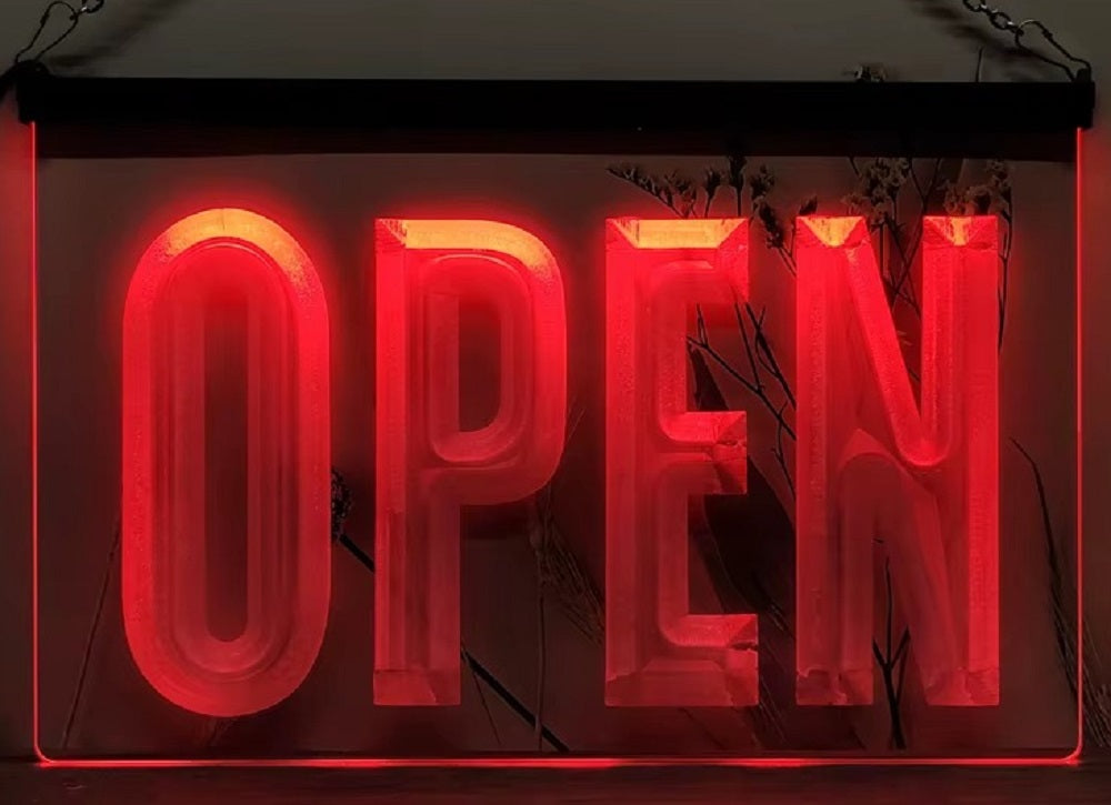 Open Store Led Neon Sign Office Restaurant Shop Coffee Shop Decor