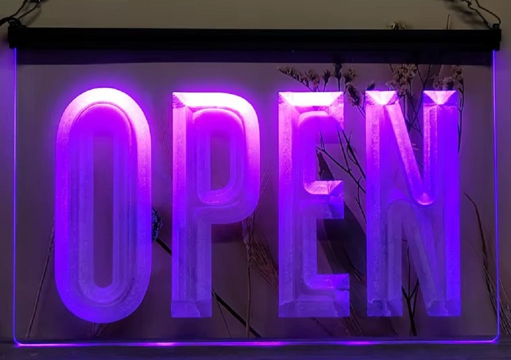 Open Store Led Neon Sign Office Restaurant Shop Coffee Shop Decor