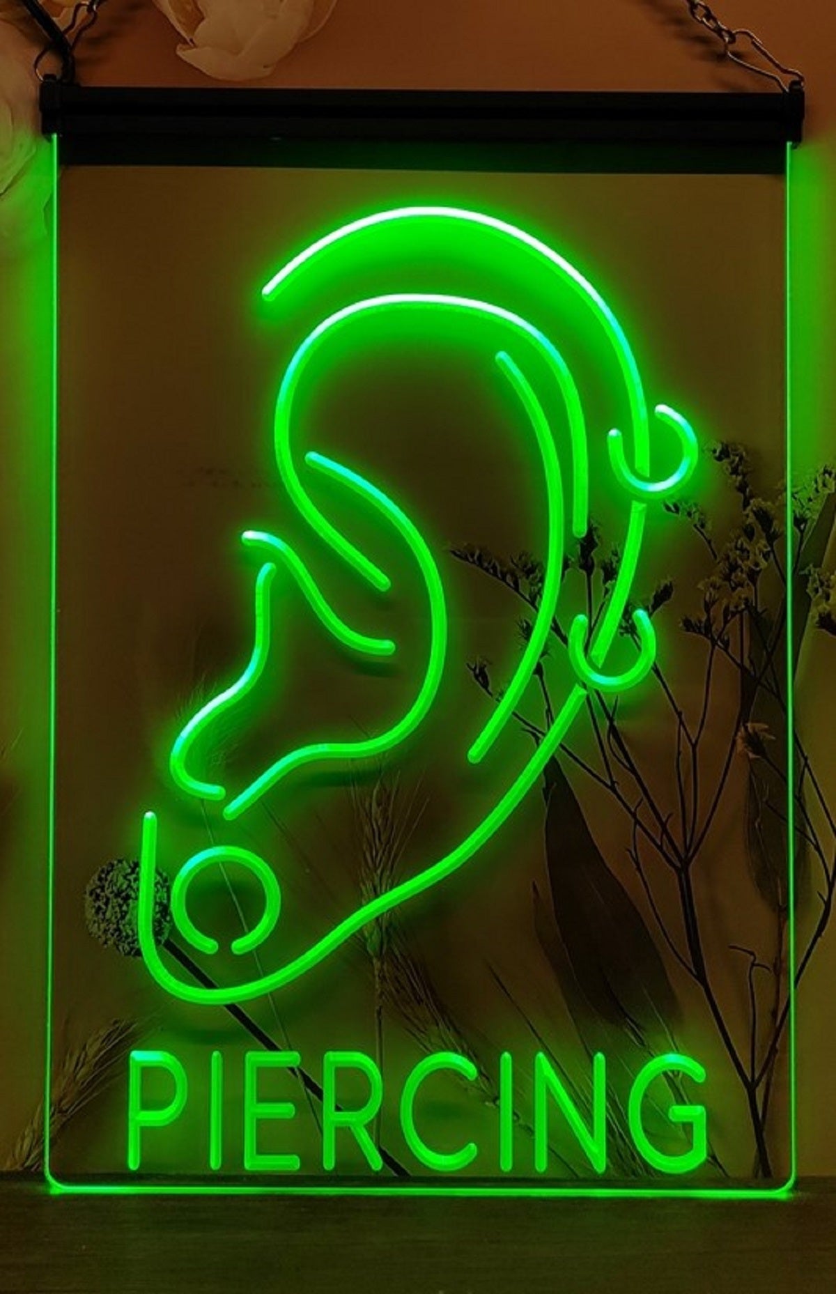 Ear Piercing Led Neon Sign Ear Piercing Tattoo Studio Wall Or Desktop Decor