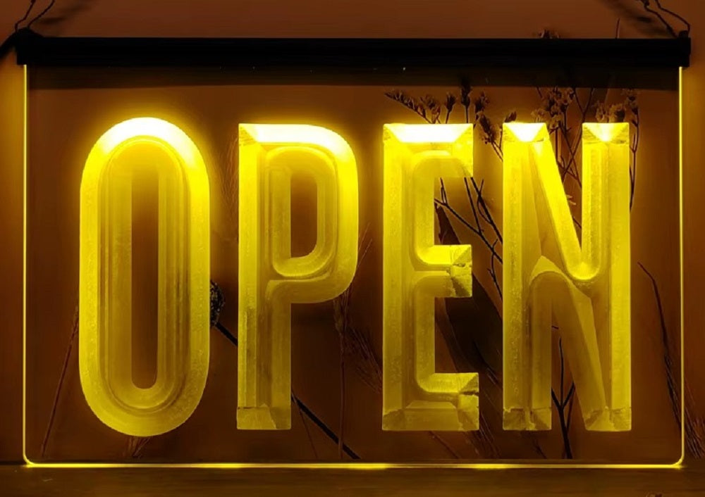 Open Store Led Neon Sign Office Restaurant Shop Coffee Shop Decor
