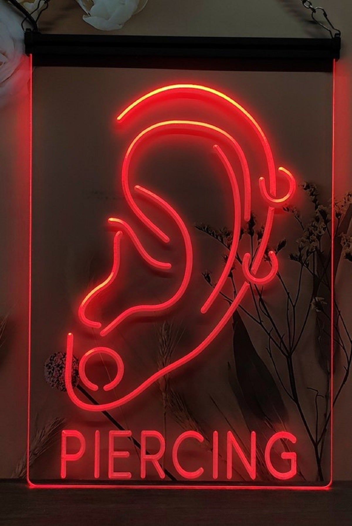 Ear Piercing Led Neon Sign Ear Piercing Tattoo Studio Wall Or Desktop Decor