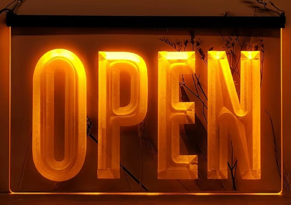 Open Store Led Neon Sign Office Restaurant Shop Coffee Shop Decor