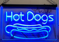 Hot Dogs Led Neon Sign Burger Hot Dog Restaurant Decor