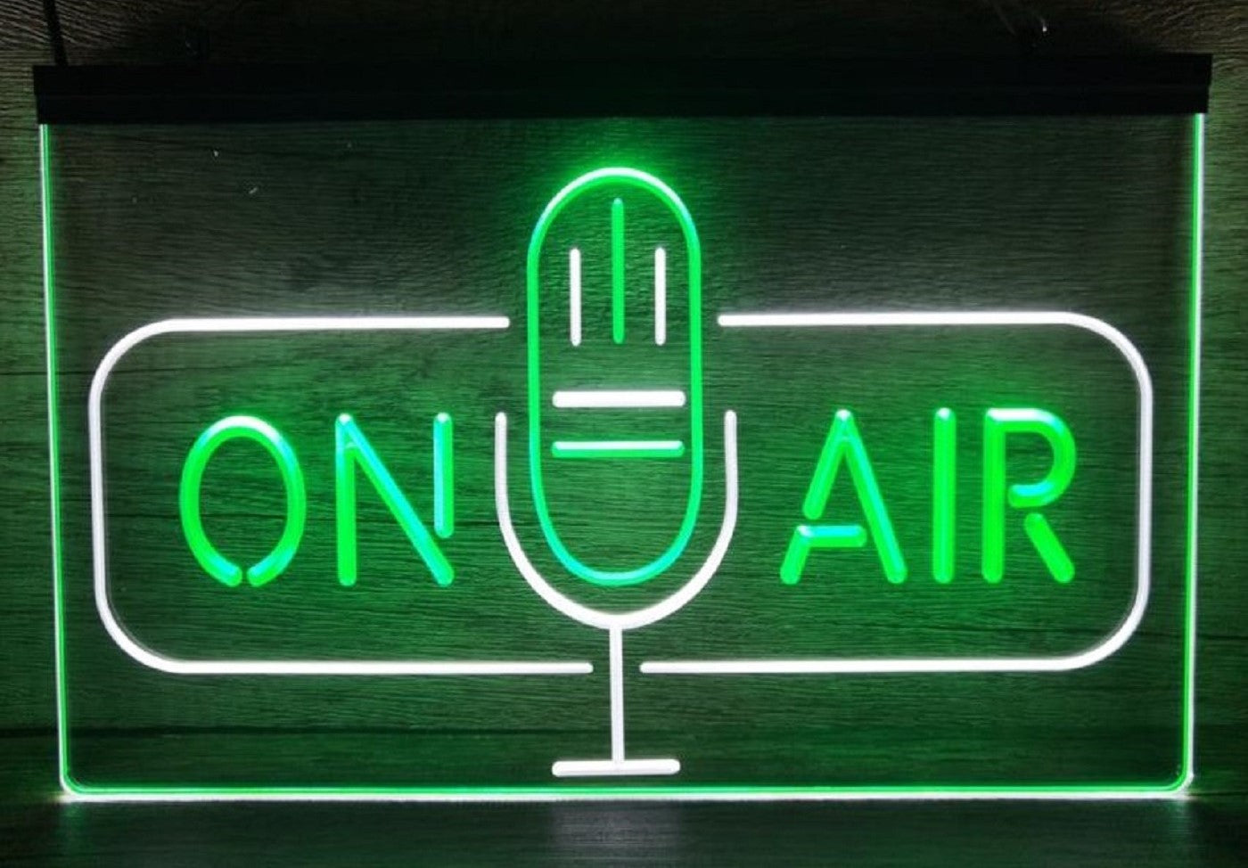 On Air Speaker Led Neon Sign Dual Color Home Studio Room Audio Recording Studio Decor