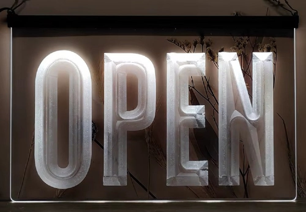 Open Store Led Neon Sign Office Restaurant Shop Coffee Shop Decor