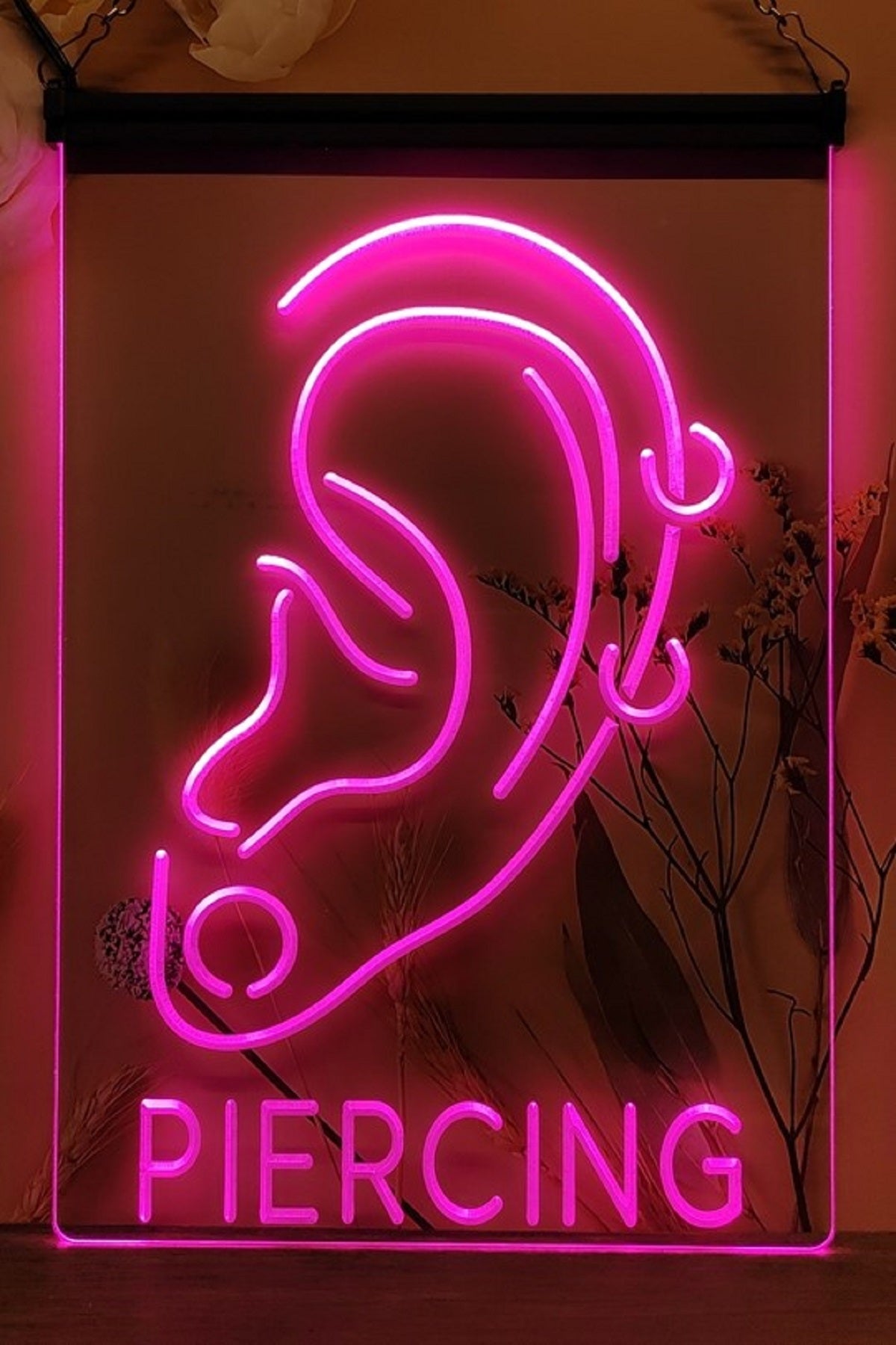 Ear Piercing Led Neon Sign Ear Piercing Tattoo Studio Wall Or Desktop Decor