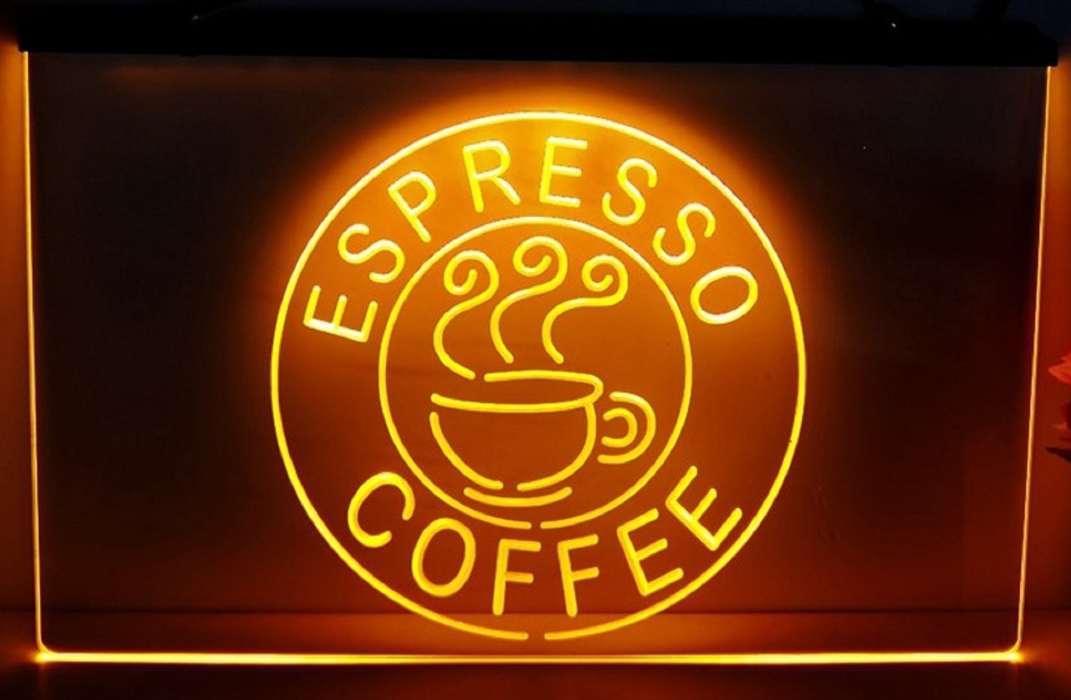 Espresso Coffee Led Neon Sign Coffee Shop Decor Wall Hanging OR Desktop