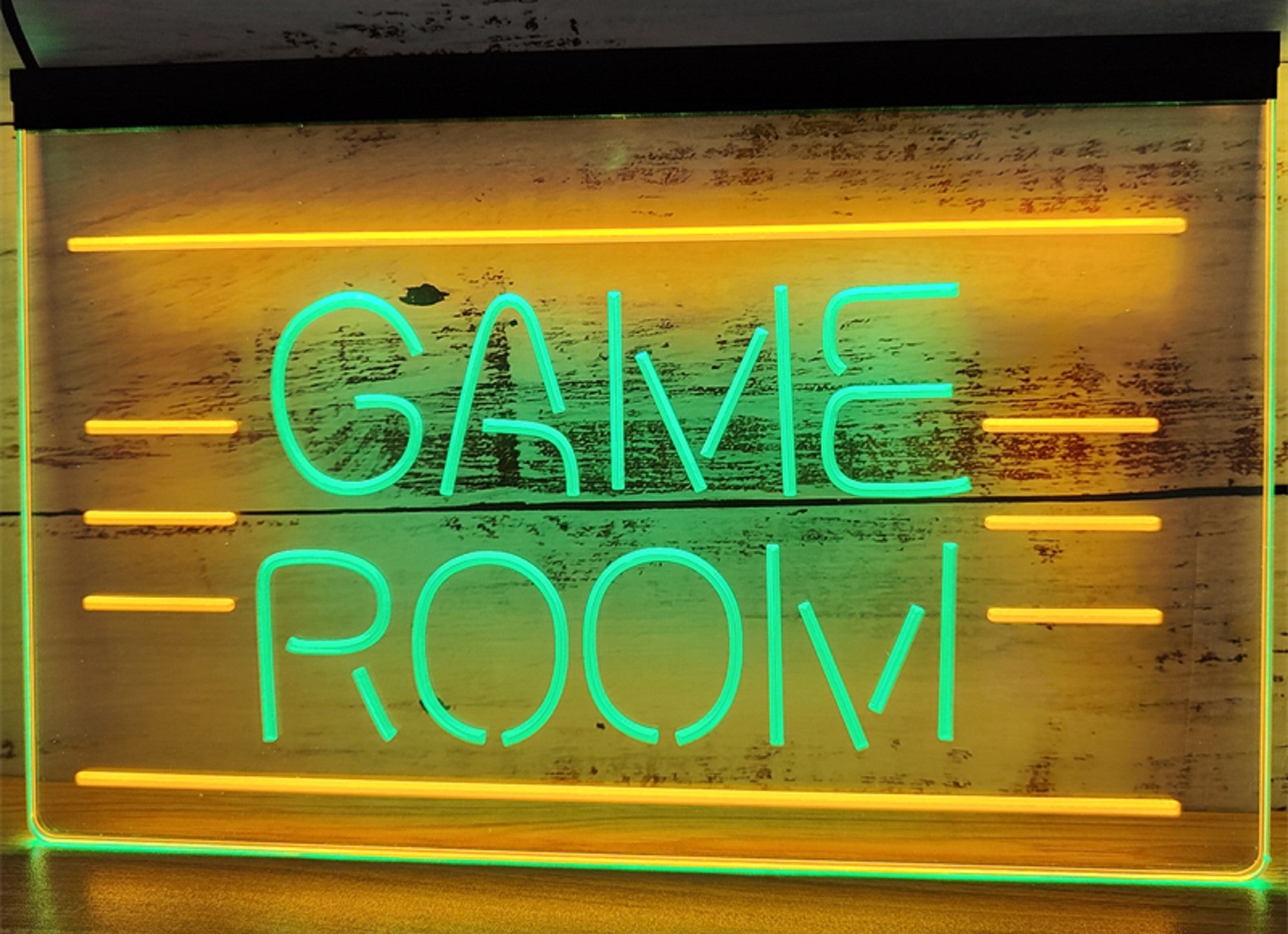 Game Room Led Neon Sign Dual Color Home Game Room Arcade Shop Decor