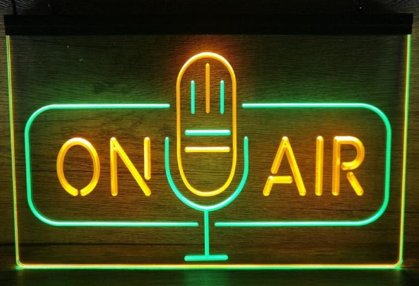 On Air Speaker Led Neon Sign Dual Color Home Studio Room Audio Recording Studio Decor