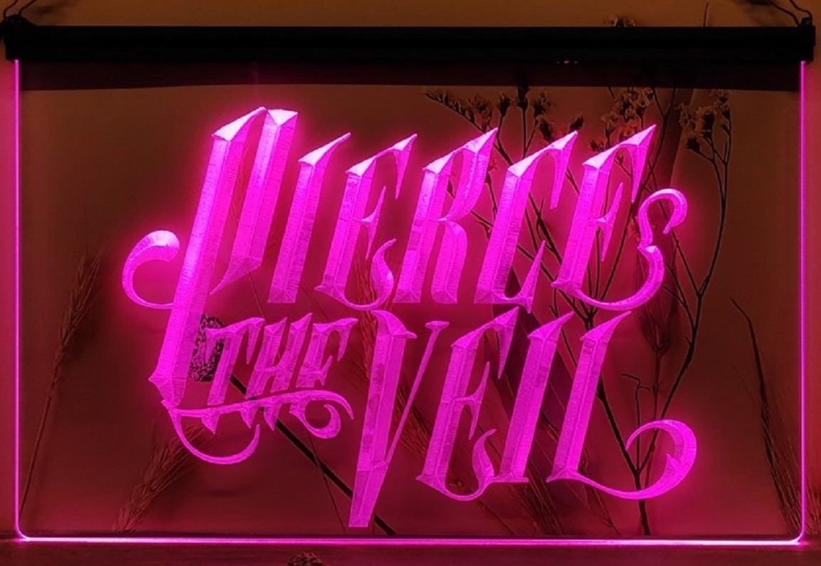 Pierce The Veil Led Neon Sign Tattoo Salon Shop Decor