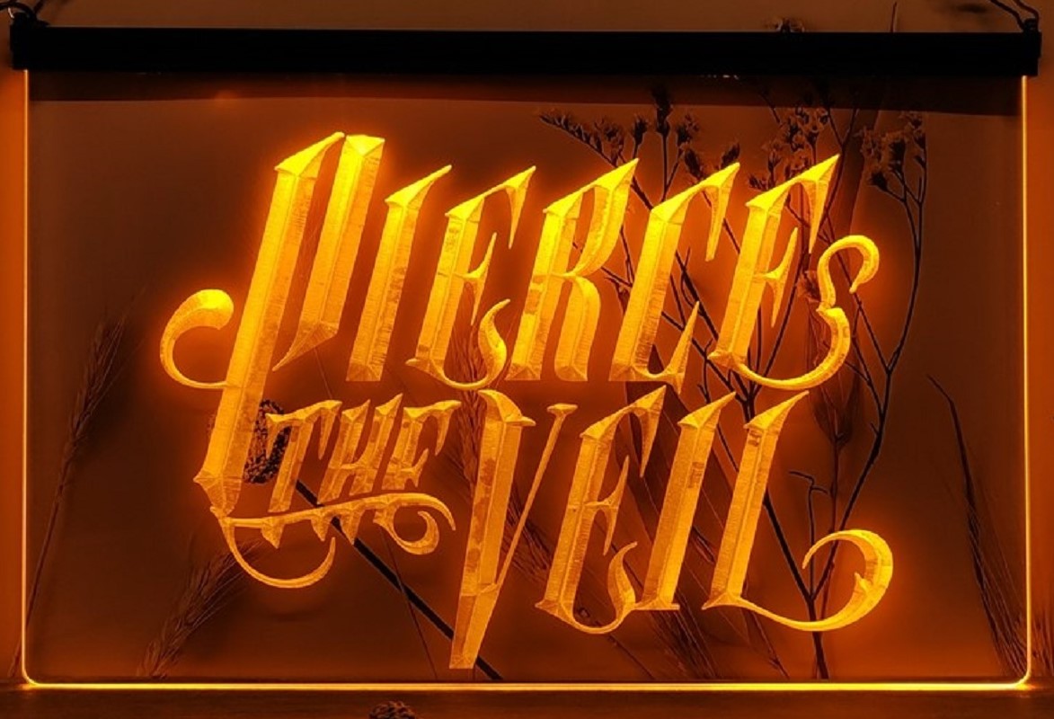 Pierce The Veil Led Neon Sign Tattoo Salon Shop Decor