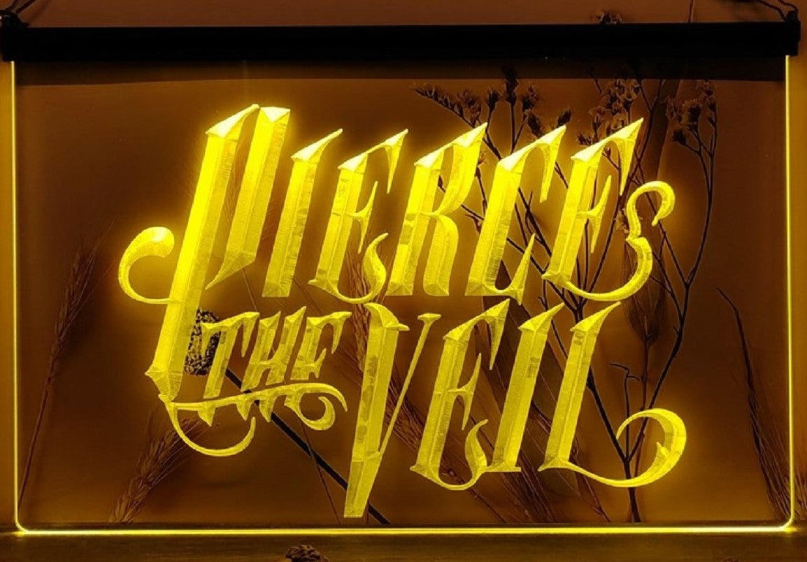 Pierce The Veil Led Neon Sign Tattoo Salon Shop Decor