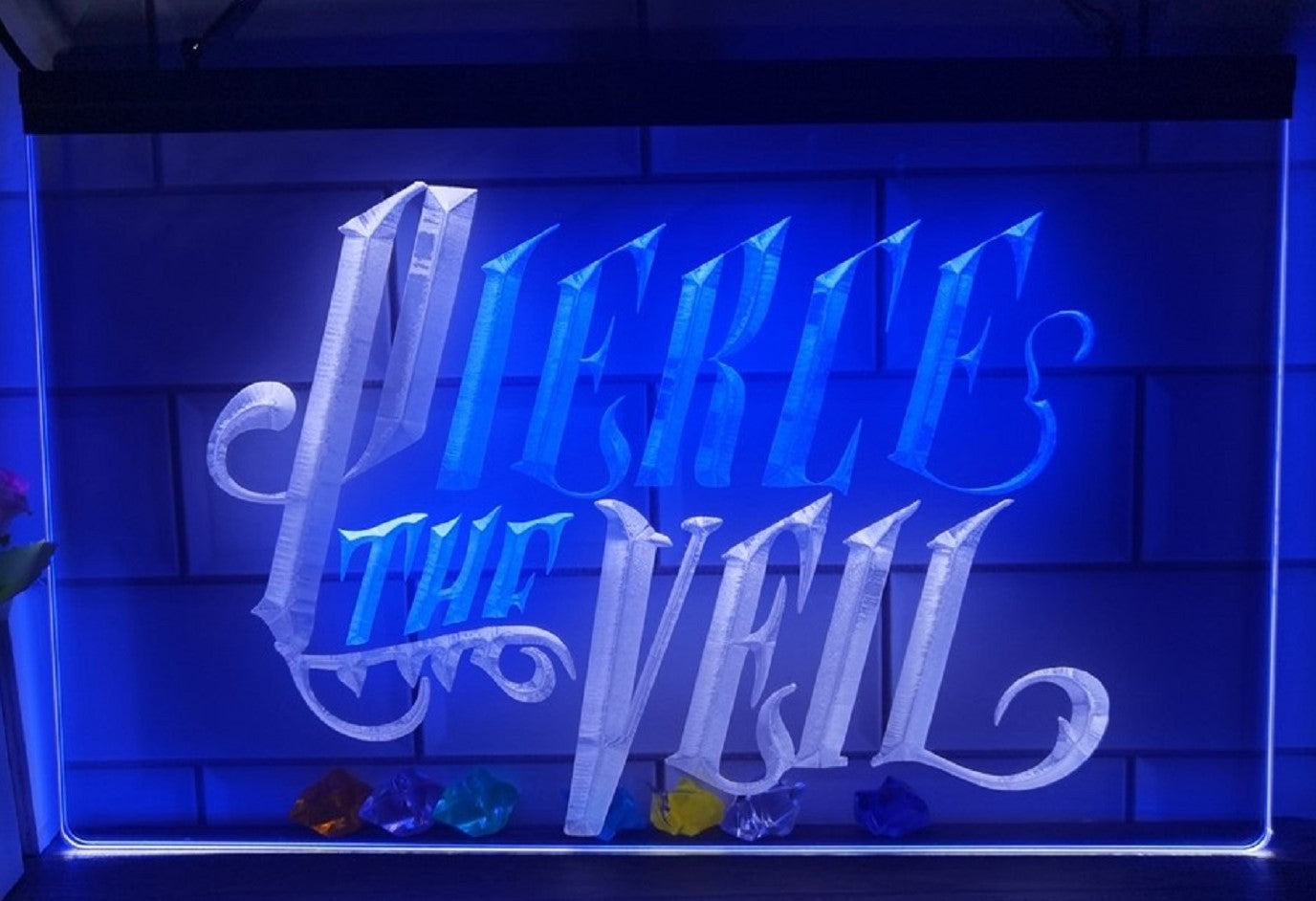 Pierce The Veil Led Neon Sign Dual Color Tattoo Salon Shop Decor
