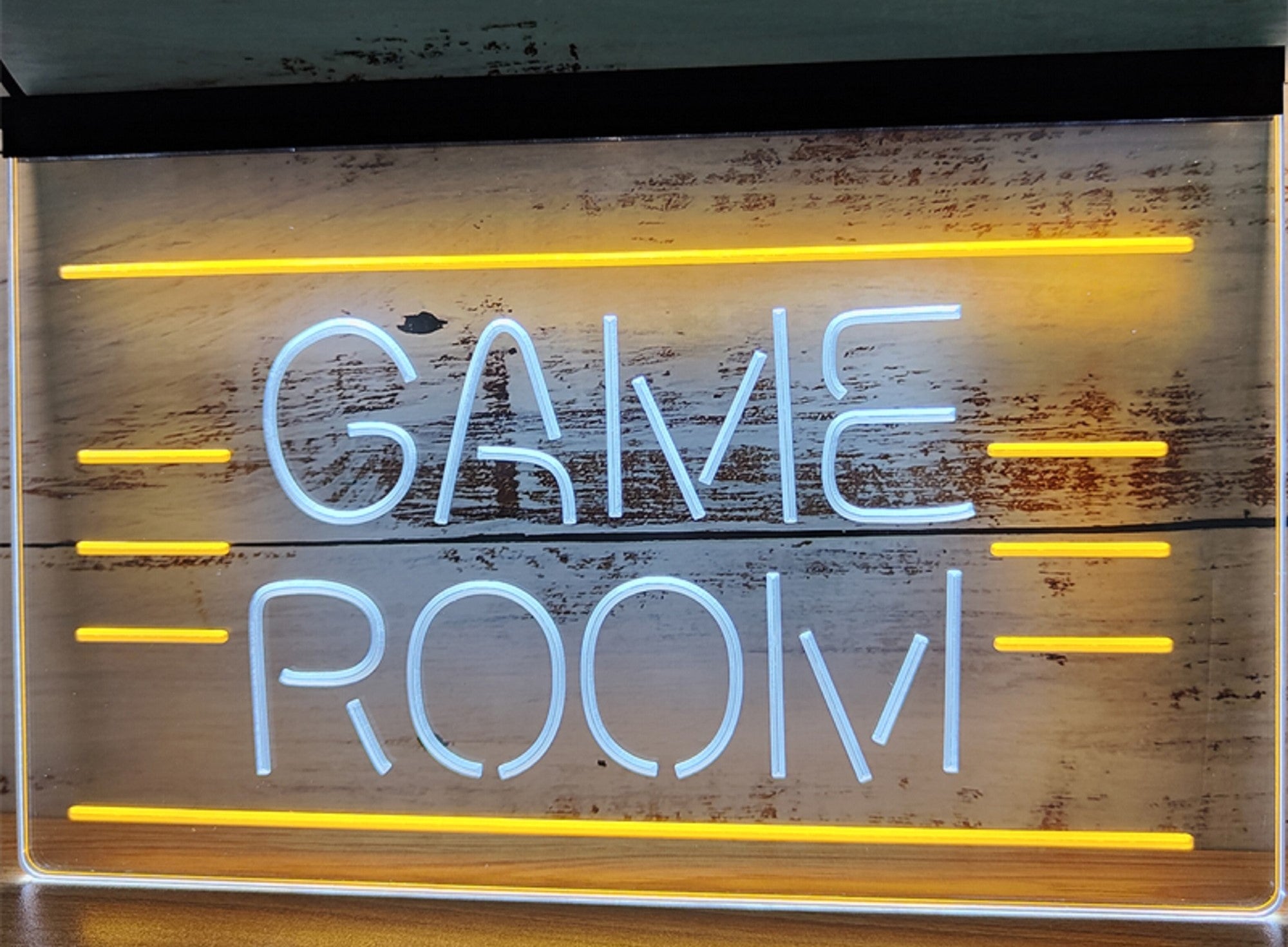 Game Room Led Neon Sign Dual Color Home Game Room Arcade Shop Decor