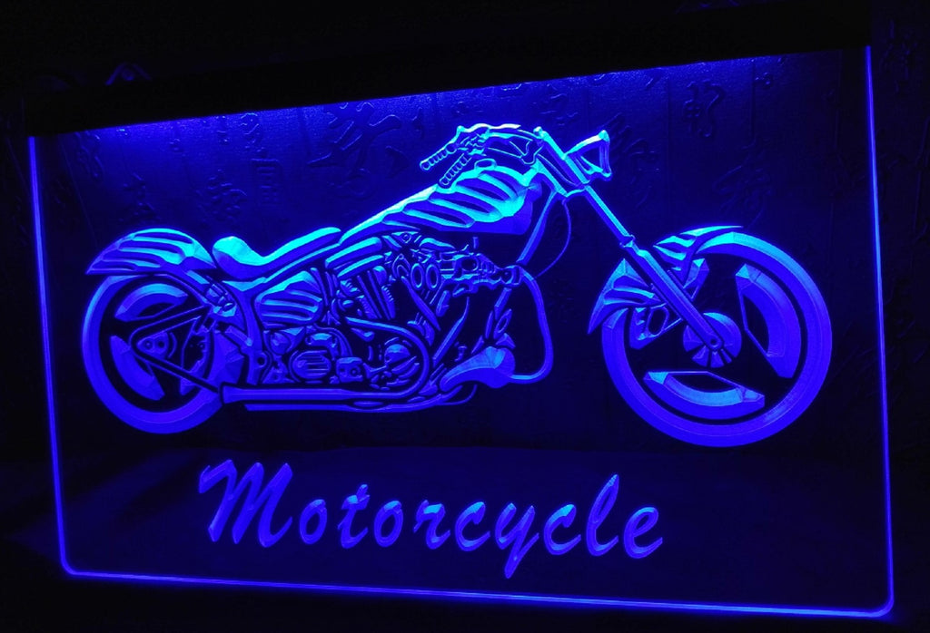 Motorcycle Led Neon Sign Home Garage Motorcycle Dealer Repair Shop Decor