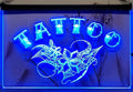 Tattoo Flowers Led Neon Sign Tattoo Salon Decor Wall Or Desktop