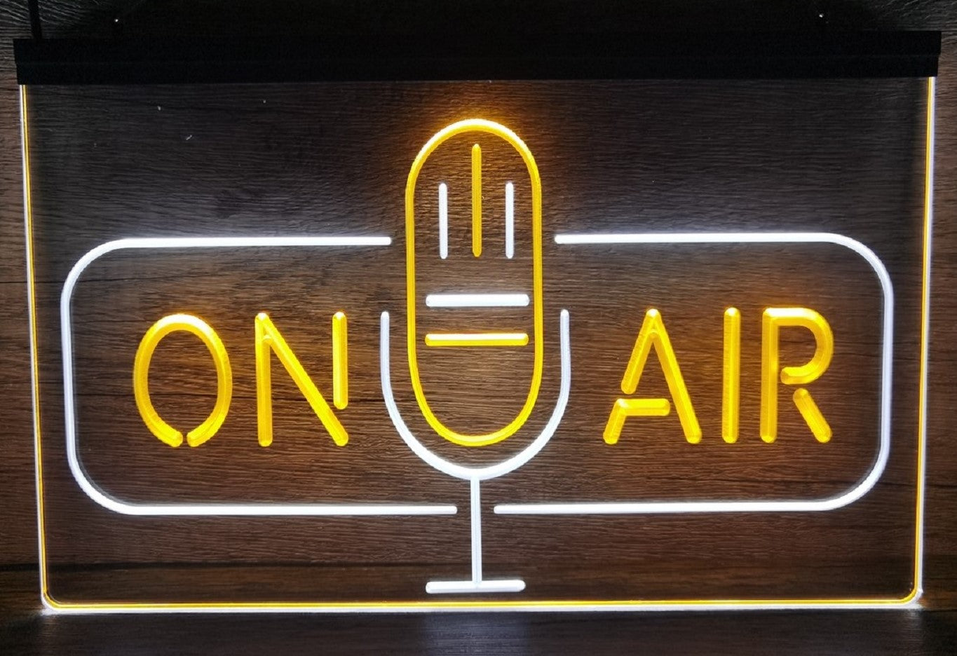On Air Speaker Led Neon Sign Dual Color Home Studio Room Audio Recording Studio Decor