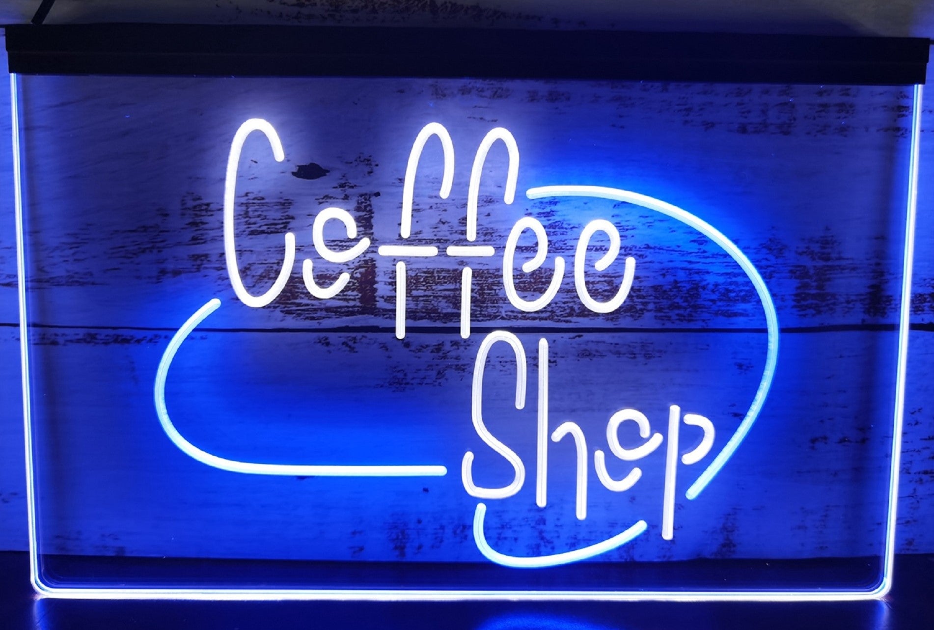 Coffee Shop Open Led Neon Sign Dual Color Coffee Shop Decor