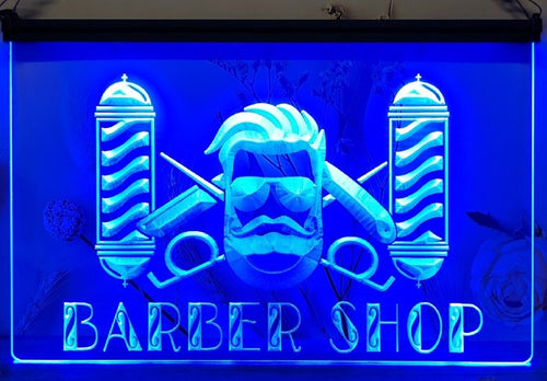 Barber Shop Pole Led Neon Sign Haircut Salon Barber Shop Decor