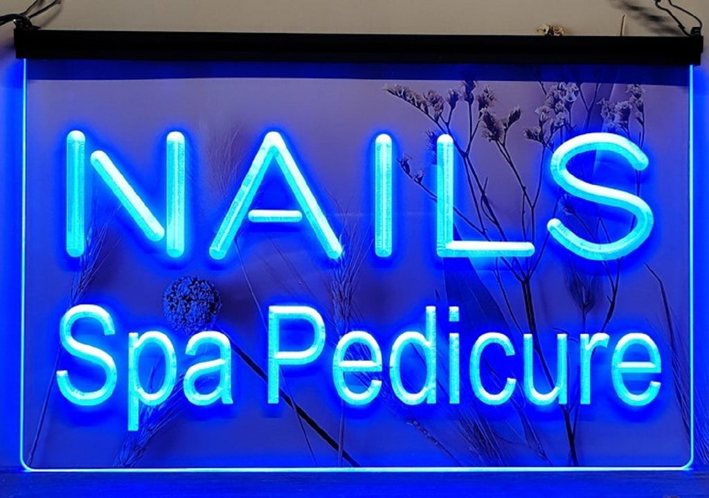 Nails Spa Pedicure Led Neon Sign Spa Beauty Salon Decor