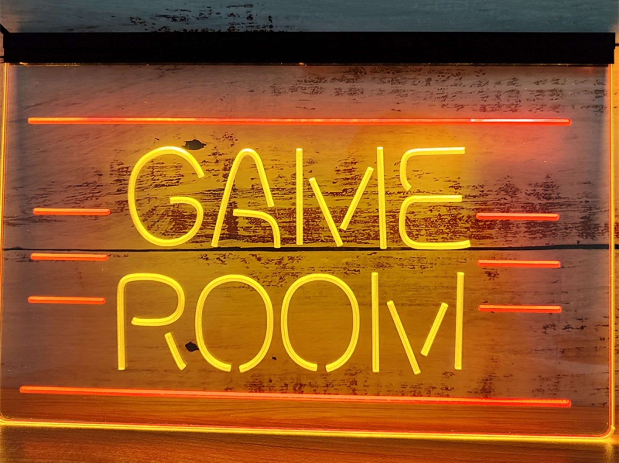 Game Room Led Neon Sign Dual Color Home Game Room Arcade Shop Decor