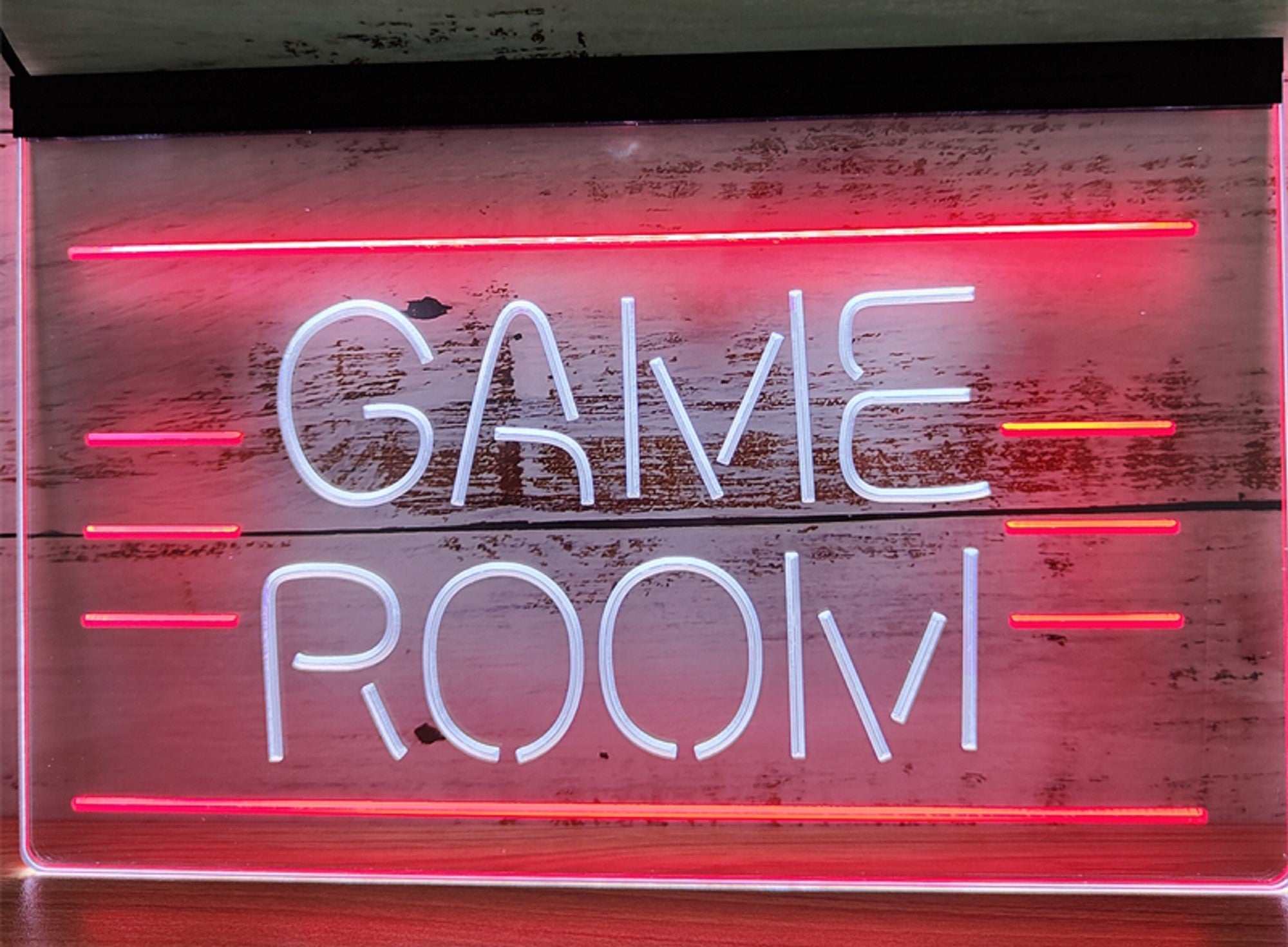 Game Room Led Neon Sign Dual Color Home Game Room Arcade Shop Decor