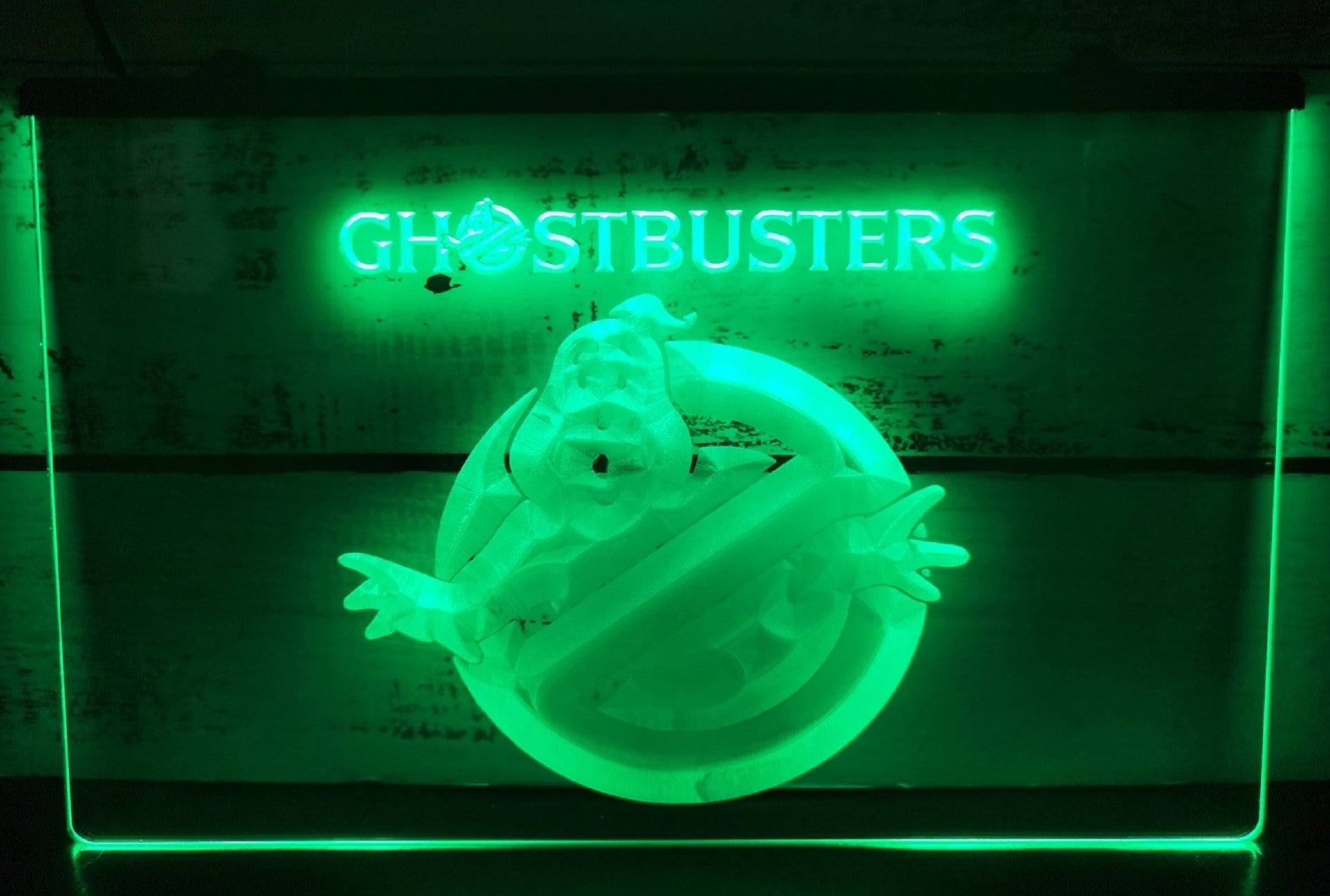 Ghostbusters Led Neon Sign Cinema Theatre Home Movie Room Wall Desktop Decor