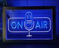 On Air Speaker Led Neon Sign Framed Home Studio Room Audio Recording Studio Decor