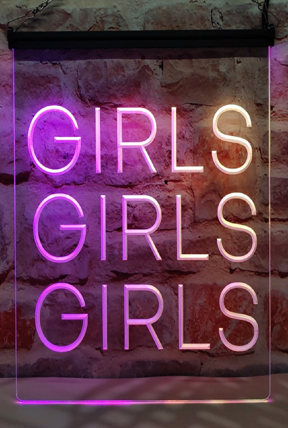 Girls Girls Girls Led Neon Sign Multimode Home Girls Room Babe Cave Women She Shed Decor