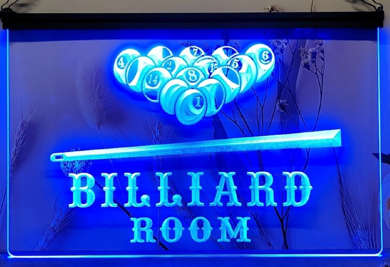 Billiard Room Led Neon Sign Home Pool Room Billiards Hall Decor