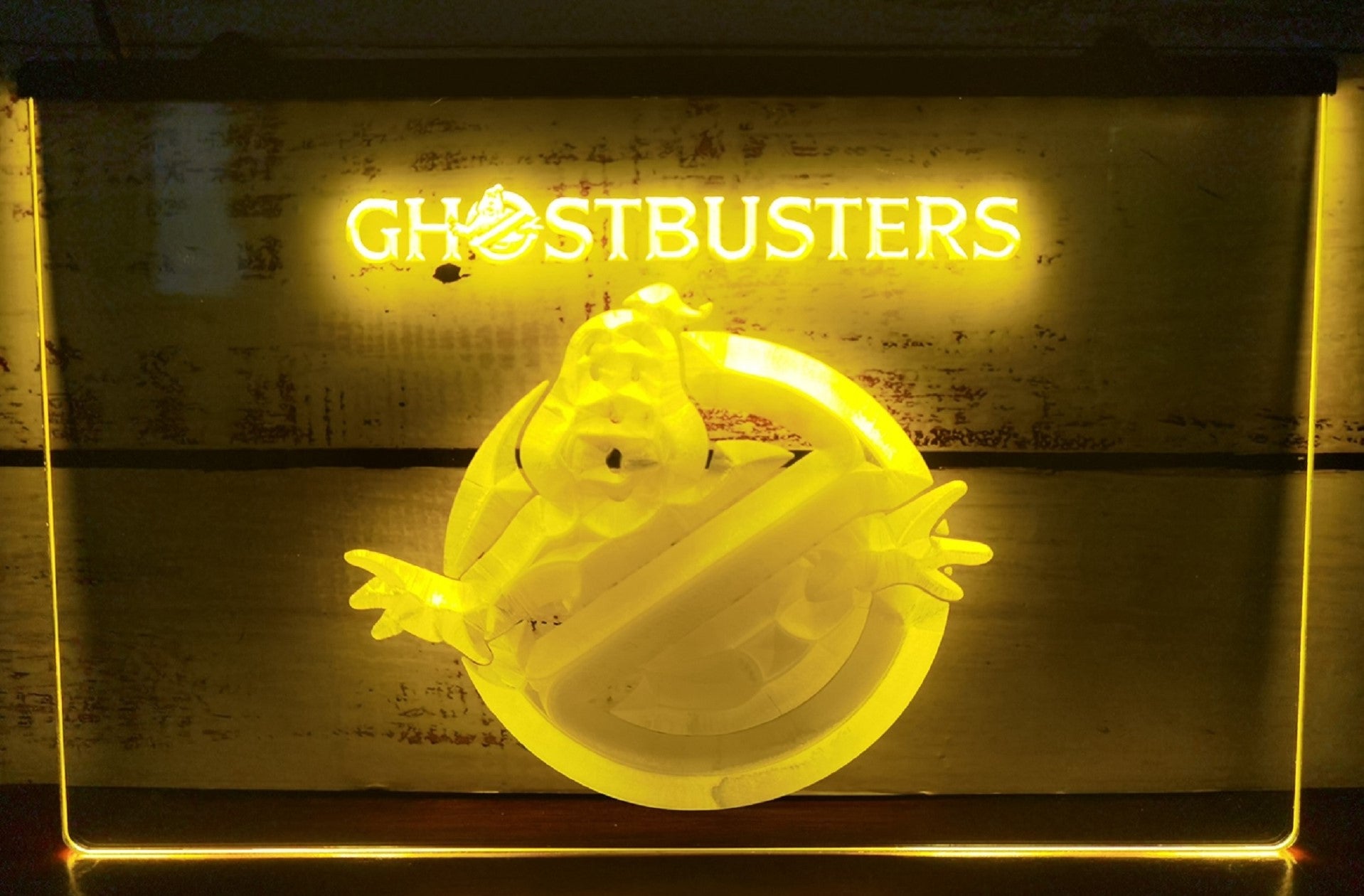 Ghostbusters Led Neon Sign Cinema Theatre Home Movie Room Wall Desktop Decor