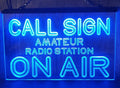 Custom Call Sign Led Neon Sign Amateur Ham Radio Station On Air