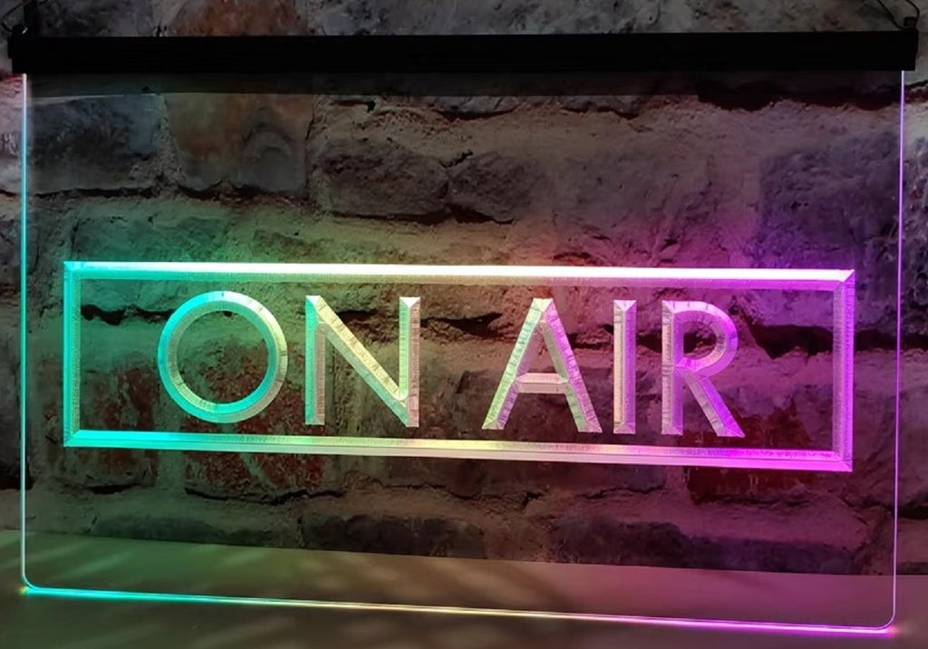 On Air Led Neon Sign Multi Mode Home Studio Room Audio Recording Studio Decor