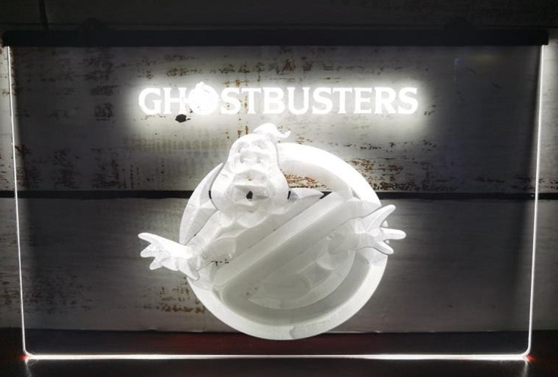 Ghostbusters Led Neon Sign Cinema Theatre Home Movie Room Wall Desktop Decor