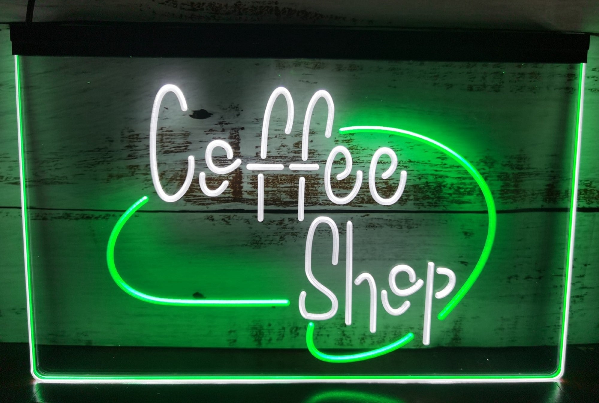 Coffee Shop Open Led Neon Sign Dual Color Coffee Shop Decor