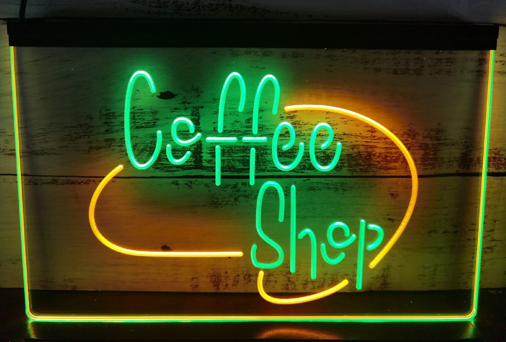 Coffee Shop Open Led Neon Sign Dual Color Coffee Shop Decor