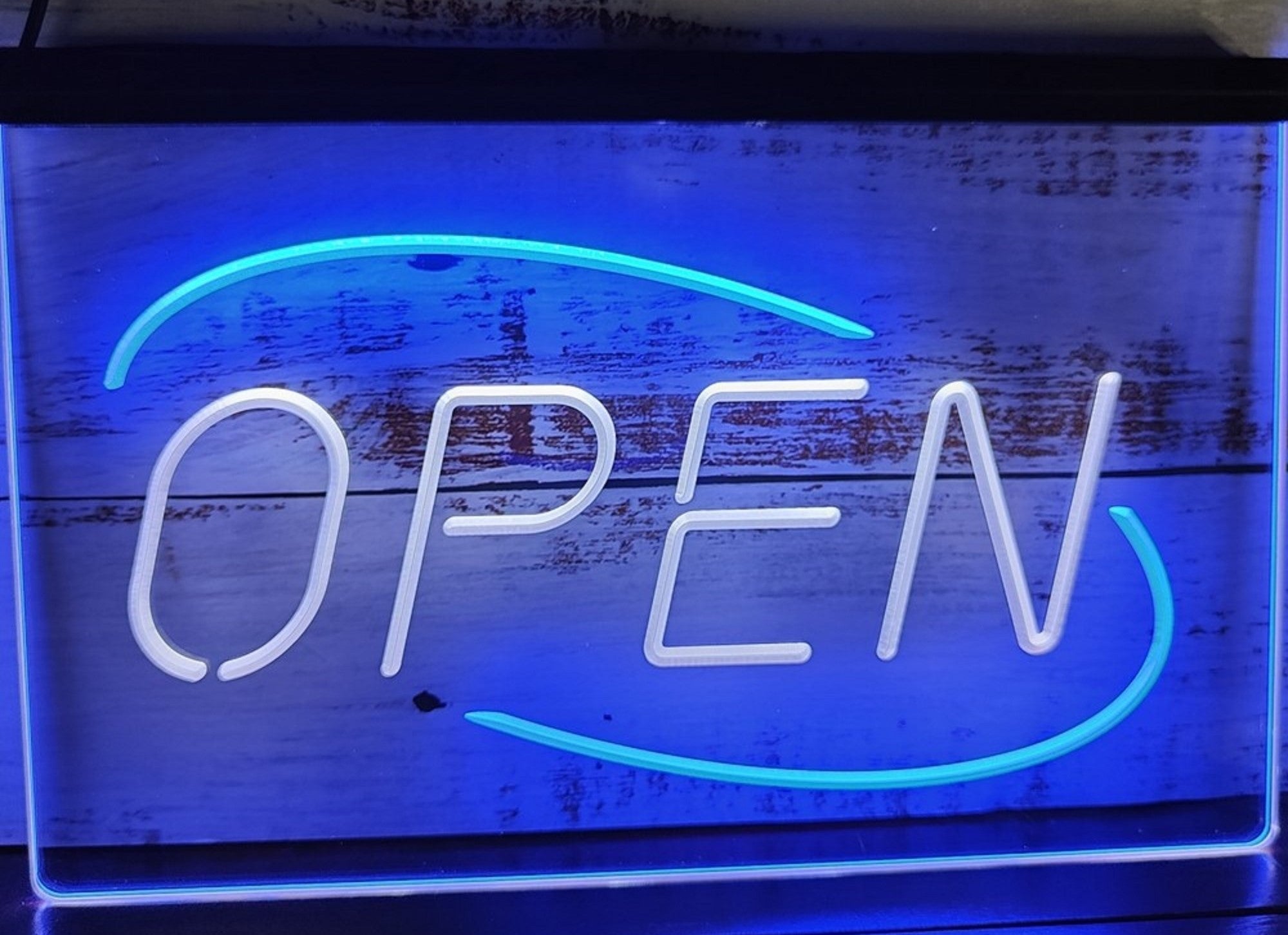 Open Now Led Neon Sign Dual Color Store Shop Coffee Shop Restaurant Decor