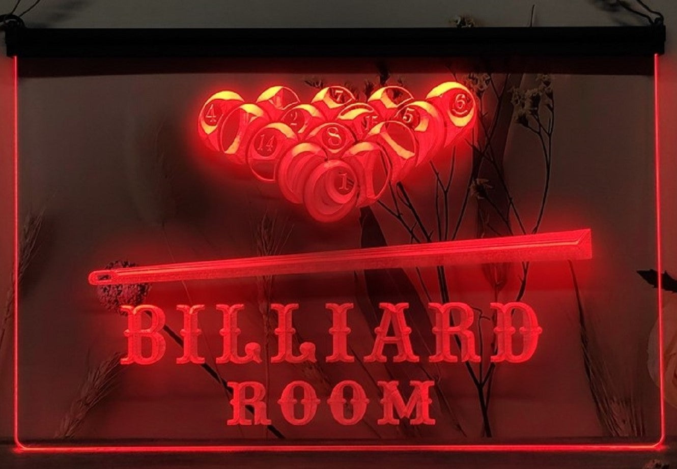 Billiard Room Led Neon Sign Home Pool Room Billiards Hall Decor