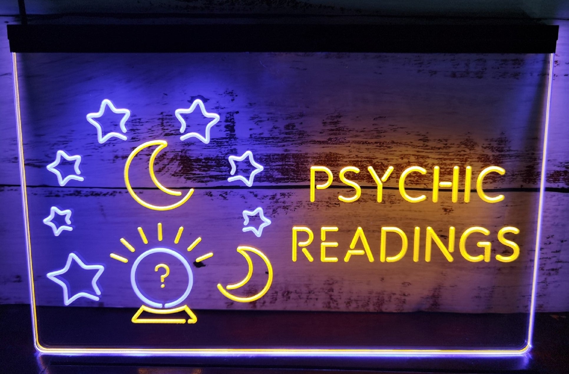 Psychic Readings Led Neon Sign Dual Color Psychic Tarot Reading Shop Decor