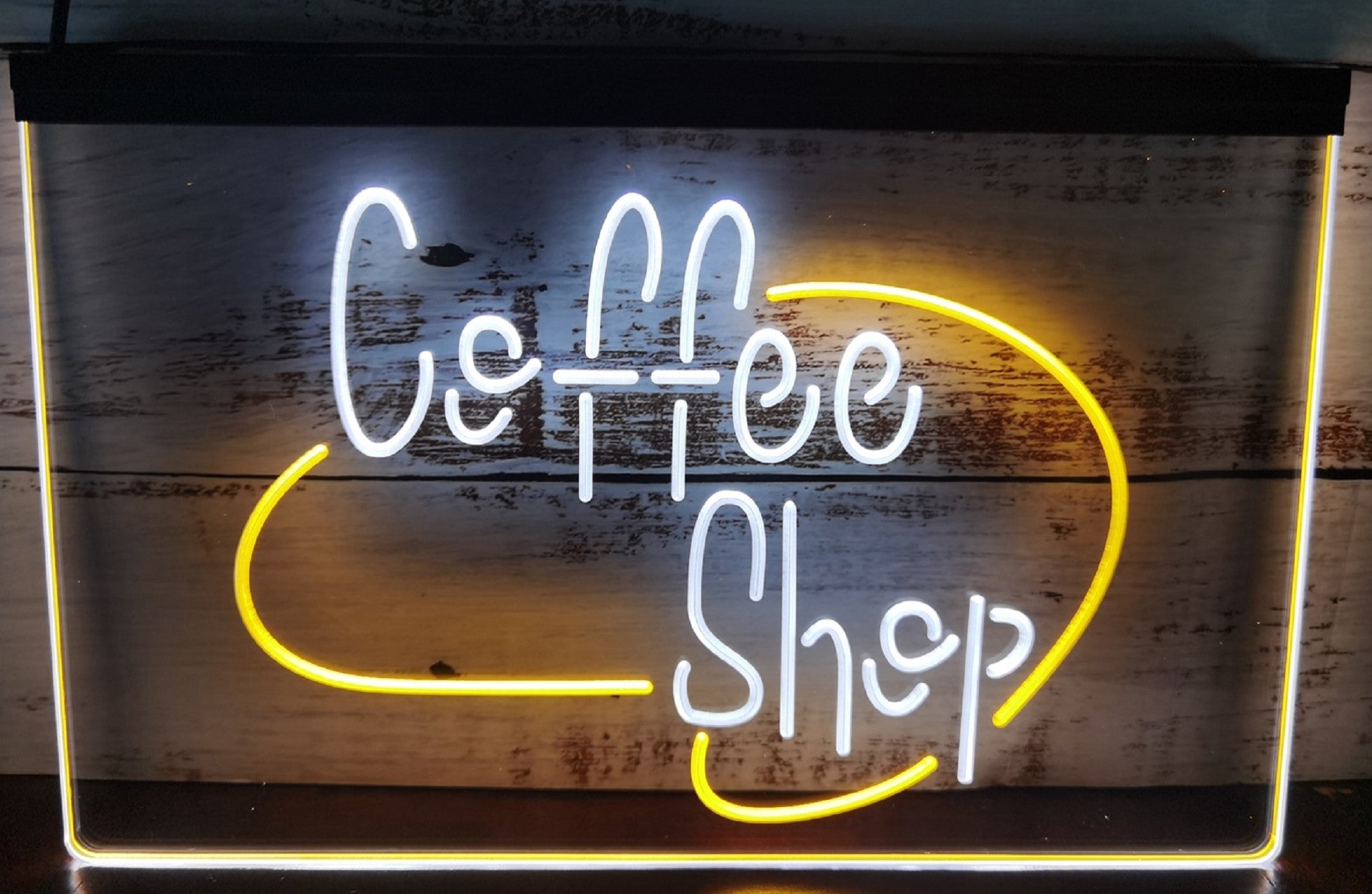 Coffee Shop Open Led Neon Sign Dual Color Coffee Shop Decor