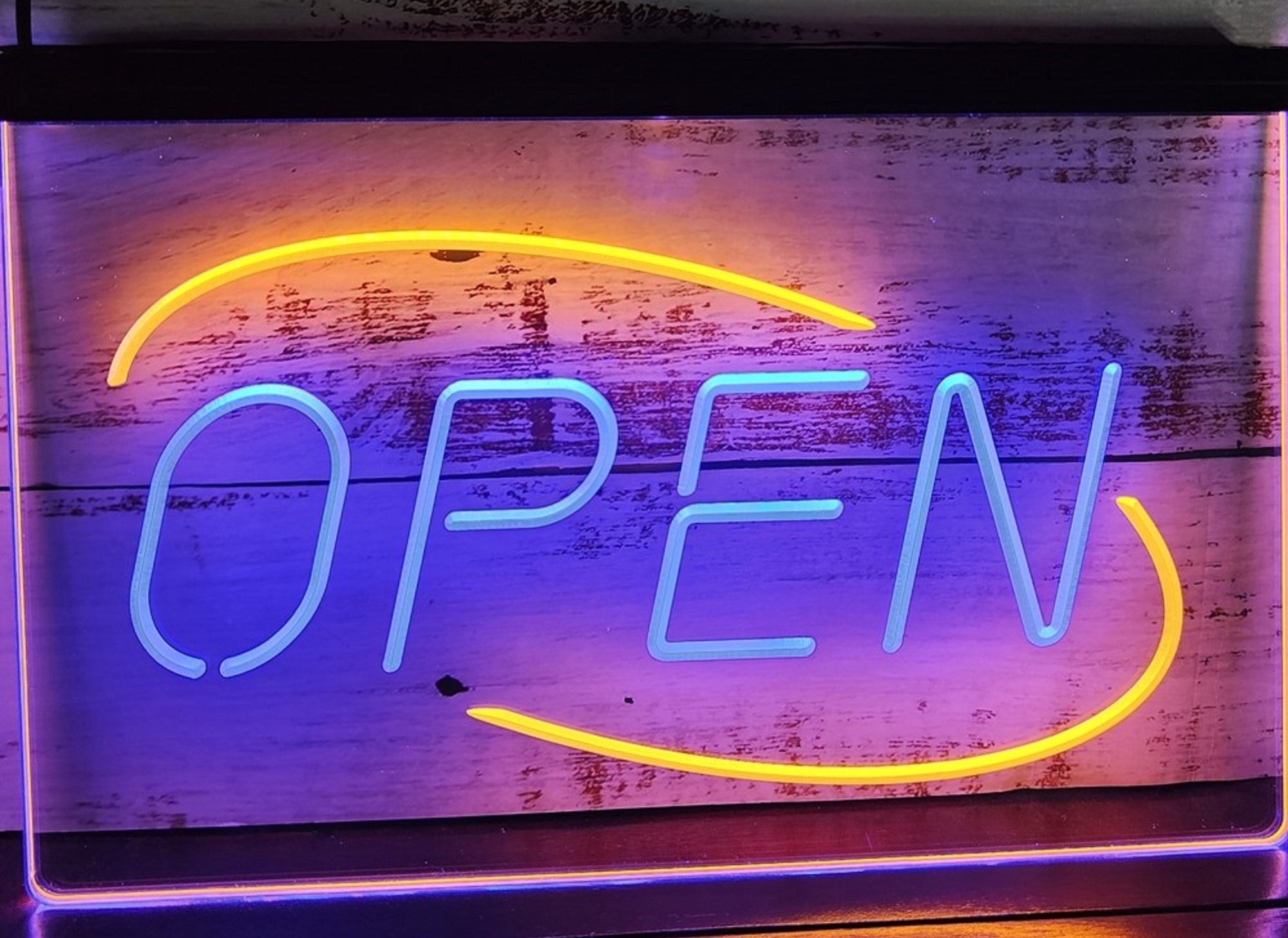 Open Now Led Neon Sign Dual Color Store Shop Coffee Shop Restaurant Decor