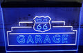 Route 66 Garage Led Neon Sign Dual Color Wall Hanging Desktop Decor