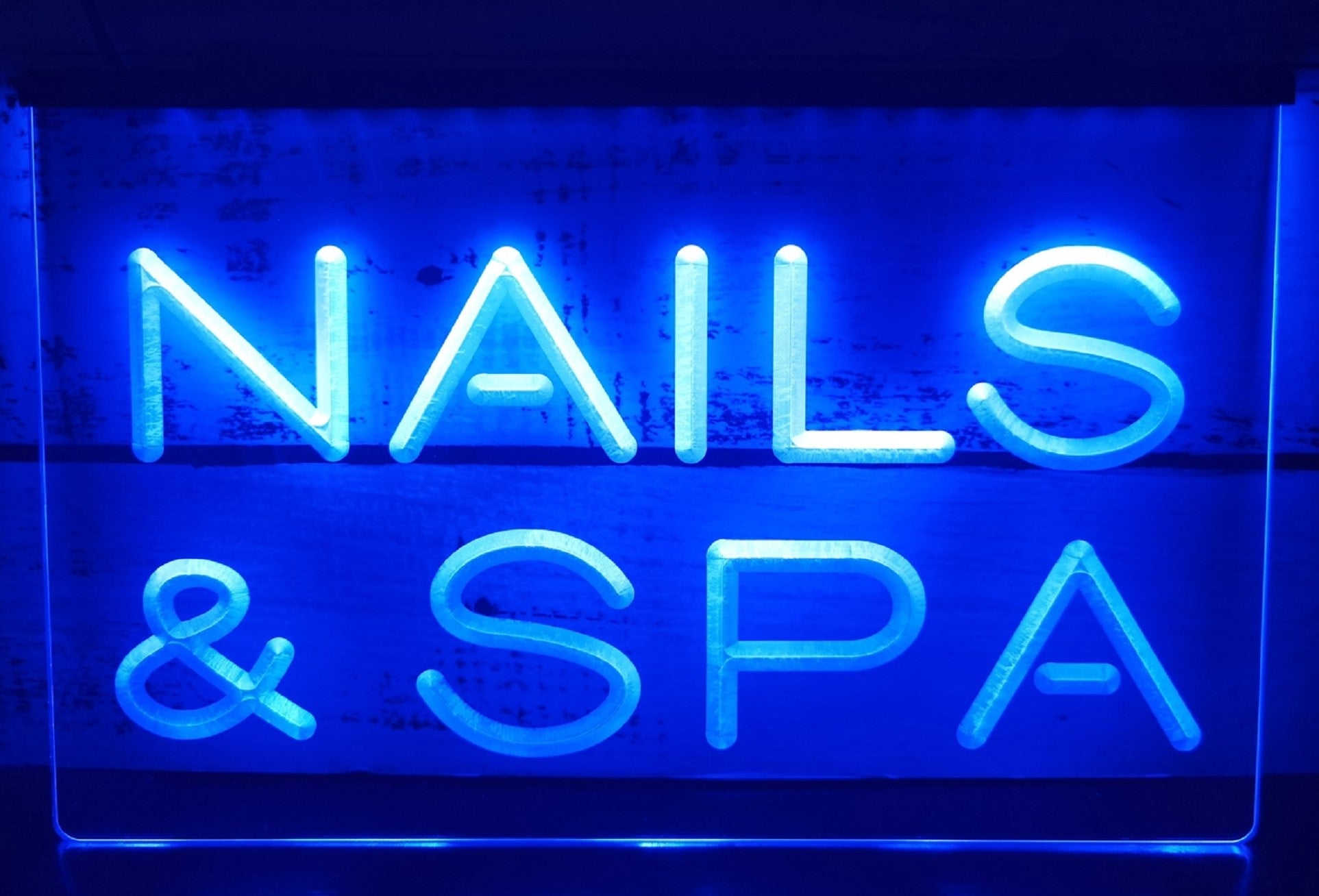 Nails & SPA Led Neon Sign Spa Beauty Salon Decor Wall Hanging OR Desktop