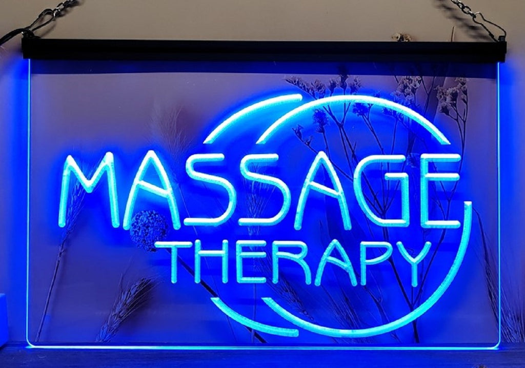 Massage Therapy Led Neon Sign Massage Spa Beauty Salon Decor Wall Hanging OR Desktop