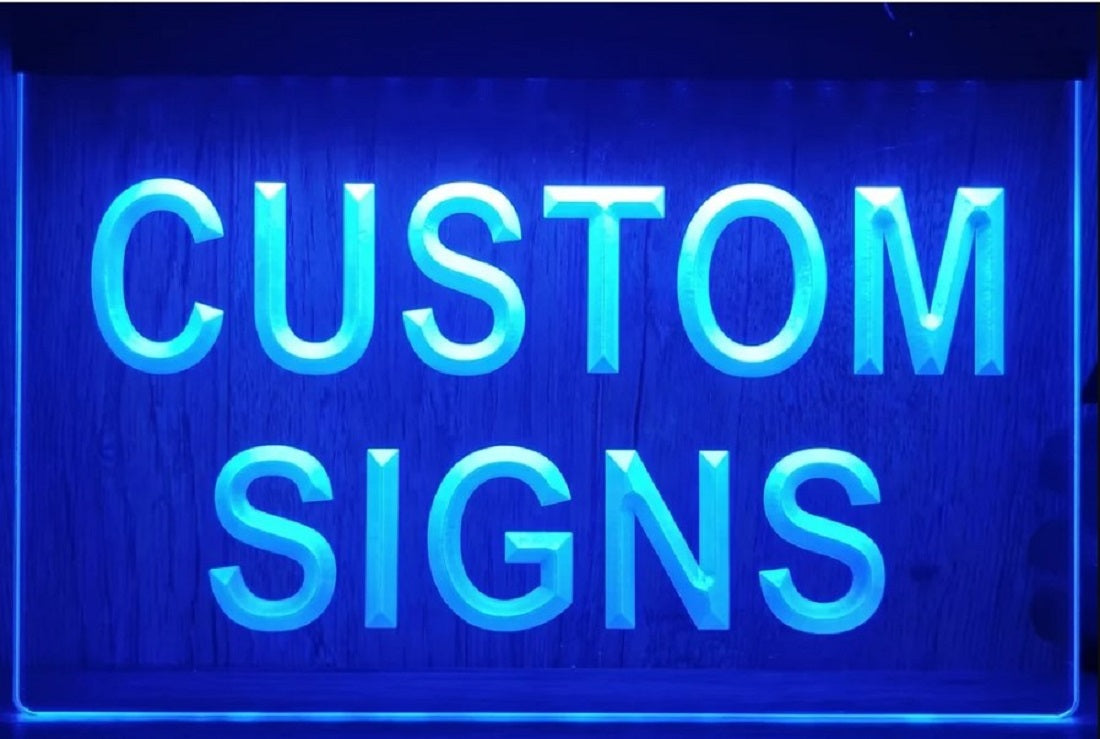 Custom Text Logo Led Neon Sign Wall Hanging Or Desktop Decor