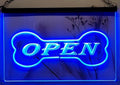 Pet Shop Open Led Neon Sign Dog Grooming Pet Shop Decor