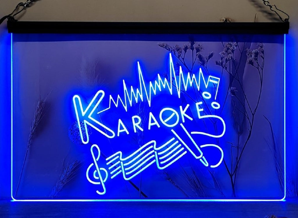Karaoke Music Led Neon Sign Home Music Room Studio Music Shop Decor