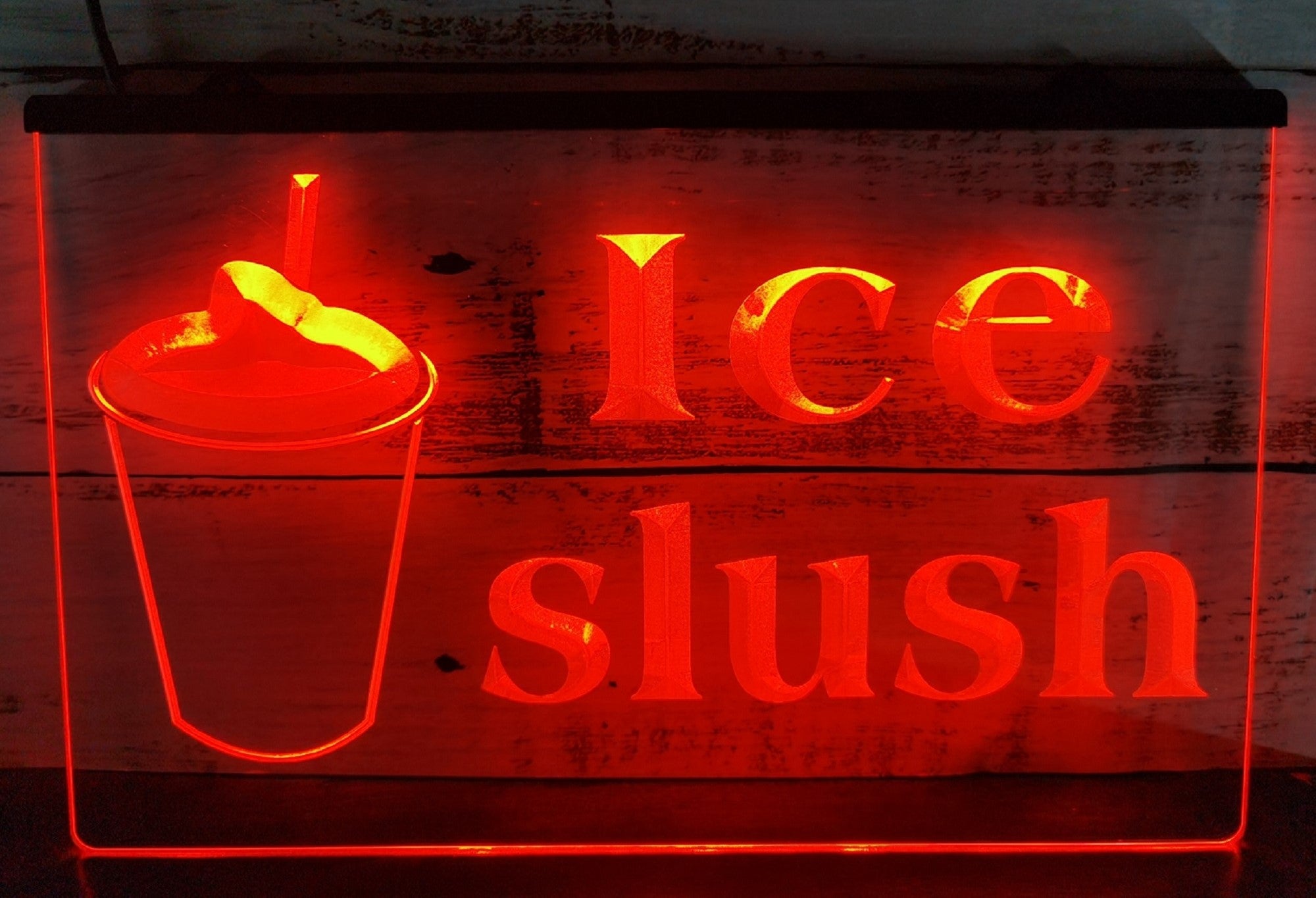 Ice Slush Led Neon Sign Slushie Ice Cream Store Decor