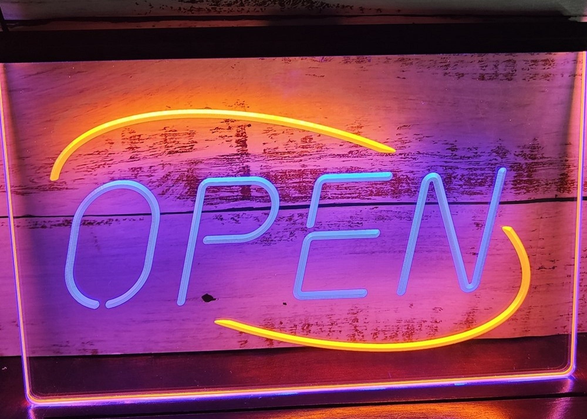 Open Now Led Neon Sign Dual Color Store Shop Coffee Shop Restaurant Decor