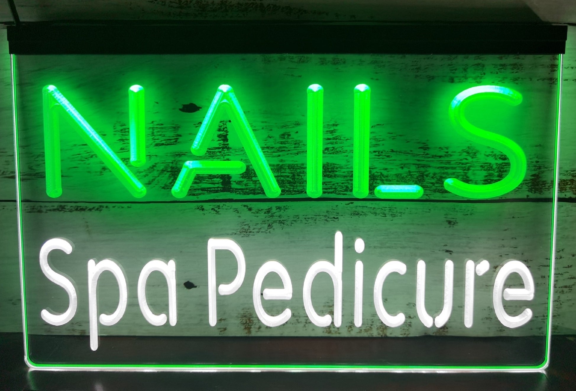 Nails Spa Pedicure Led Neon Sign Dual Color Spa Beauty Salon Decor